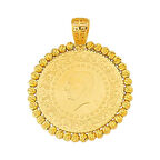 Altın Çerçeve Kolye Ucu