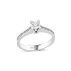 Altın Tektaş Yüzük