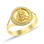 Altın Tuğralı Yüzük 2,18 Gram