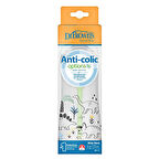 Dr. Brown's DB 91010 270 ml PP Geniş Ağız Anti-Kolik Options+, Dinozor Desenli, Tekli pak