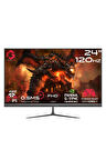 Gameon GOES24FHD120IPS 23,8" FHD, 120Hz, 0,5ms Hızlı IPS, PS5 Destekli Siyah Oyuncu Monitörü