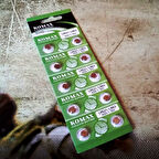 BUTTON ALKALINE BATTERY AG SERİA AG 0 PİL LR521 PİL 379 PİL SR521 PİL LR63 PİL SAAT PİLİ YEDEK PİL