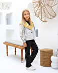 Metalik Shine Girl Parlak Ceket - 4/14 Yaş - 31511