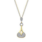 Altın Taşlı Set Kolye