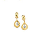 Altın Taşlı Set Küpe