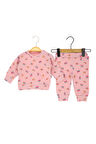 Kız Bebe Takım Çiçek Baskılı
