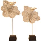 KUŞLU ÇİÇEKLİ BİBLO  C 4290