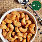 Fıstık Yeşili Eko Kavrulmuş Tuzlu Kaju Fıstığı 4 Kg.