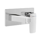 Artema Root Square A42738 Ankastre Lavabo Bataryası, Sıva Üstü, Krom