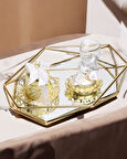 Elation Gold Prizma Nişan Kahve Tepsisi