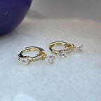 Masaliko Sallantılı Gümüş Küpe Ms3189, 925 Ayar Gümüş, İthal Ürün