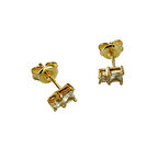 Masaliko Nu 12  Gümüş Küpe Ms3211, 925 Ayar Gümüş, İthal Ürün