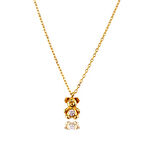 Masaliko Ayıcık Gümüş Kolye Ms3347, 925 Ayar Kadın Gümüş Kolye, Altın Kaplama