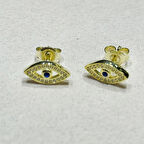 Masaliko Bendo 10 Göz Gümüş Küpe Ms3680, 925 Ayar Gümüş, Altın Kaplama