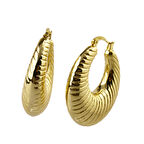 Masaliko Lui S 6 Halka Gümüş Küpe Ms3724, 925 Ayar Kadın Gümüş Küpe, İthal Ürün, Altın Kaplama