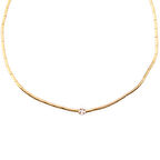 Masaliko Şık Gümüş Kolye Ms3780, 925 Ayar Kadın Gümüş Kolye, Altın Kaplama