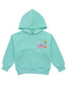 Kız Çocuk Sweatshirt Kapüşonlu