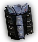 Nokia 7250 Tuş Takımı Siyah Mavi Renk Nokia 7250 Plastik Tuş Takımı