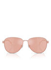 Biarritz MK1160 Damla Pembe Altın Kadın Güneş Gözlüğü