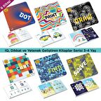 3-4 Yaş 6'LI SET / IQ, Dikkati Güçlendirme Seti Anasınıfı - TÜZDER Yayınları