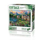 Ks Games Puzzle 2000 Parça Cozy House By The Lake 22522