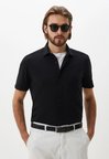 Erkek Kısa Kollu Yazlık Gömlek Siyah Slim Fit NCS JEANS 7286