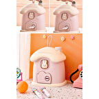 Piev Dekoratif Sevimli Anahtarlı Ev Baca Para Kumbarası