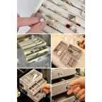 Piev House By House Üç Katlı Çekmeceli Takı Kozmetik Organizer