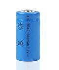 16340 CR123A 1300mAh 3.7V Li-on Şarjlı Pil 500-800 Cycle