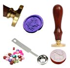 Mektup Damga Mühürü Boğa Burcu + 30 Mühür Mumu + Eritme Kaşığı