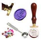 Mektup Damga Mühürü Yay Burcu + 30 Mühür Mumu + Eritme Kaşığı