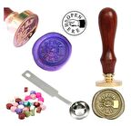 Mektup Damga Mühürü Open Here + 30 Mühür Mumu + Eritme Kaşığı