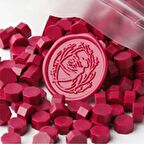 Mühür Mumu 100 Davetiye İçin 300 Boncuk Model: 31 Kızılcık Şerbeti