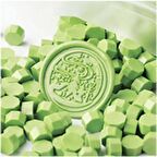 Mühür Mumu 50 Davetiye İçin 150 Boncuk Model: 40 Yeşil Elma