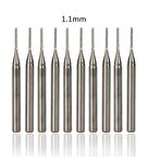 Tungsten Karbür PCB Kesme CNC Freze Ahşap İşleme 1.1mm 10 Adet  