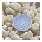 Mühür Mumu 50 Davetiye İçin 150 Boncuk Model 105 Sedef Mavi