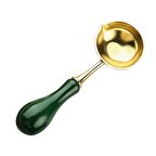 Renkli Ahşap Mum Mühürü Eritme Kaşığı 7 Farklı Renk