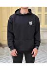 BÜYÜK BEDEN BATTAL %100 PAMUK 3 İPLİK NY DİJİTAL KALİTE BASKILI TREND SWEATSHIRT TARZ HOODIE
