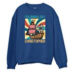 Christopher Sweatshirt-Royal Mavi