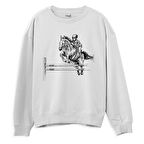 Cowboy Sweatshirt-Beyaz