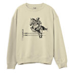 Cowboy Sweatshirt-Krem