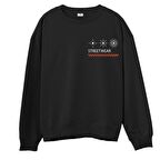 Street Wear 2 Sweatshirt-Siyah