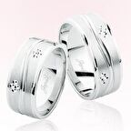 Beyaz Altın Alyans 7309