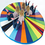 Sünger Renkli Köşe 120X120X10 Cm