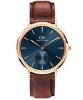 DW00600708 Kahverengi Deri Erkek Kol Saati