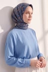 Soft Eşarp Paisley Saks