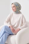 Soft Eşarp Paisley Mavi