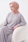 Soft Eşarp Paisley Açık Vizon