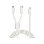 Winex 2in1 5A 120W Type-C to Type-C ve Lightning Hızlı Data ve Şarj Kablosu 120cm