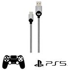 Philips Playstation 5 İle Uyumlu Joystick Şarj Kablosu 5A 100W UsbA to Type-C Örgülü 1.2M Hızlı Şarj Data Kablo DLC2628T